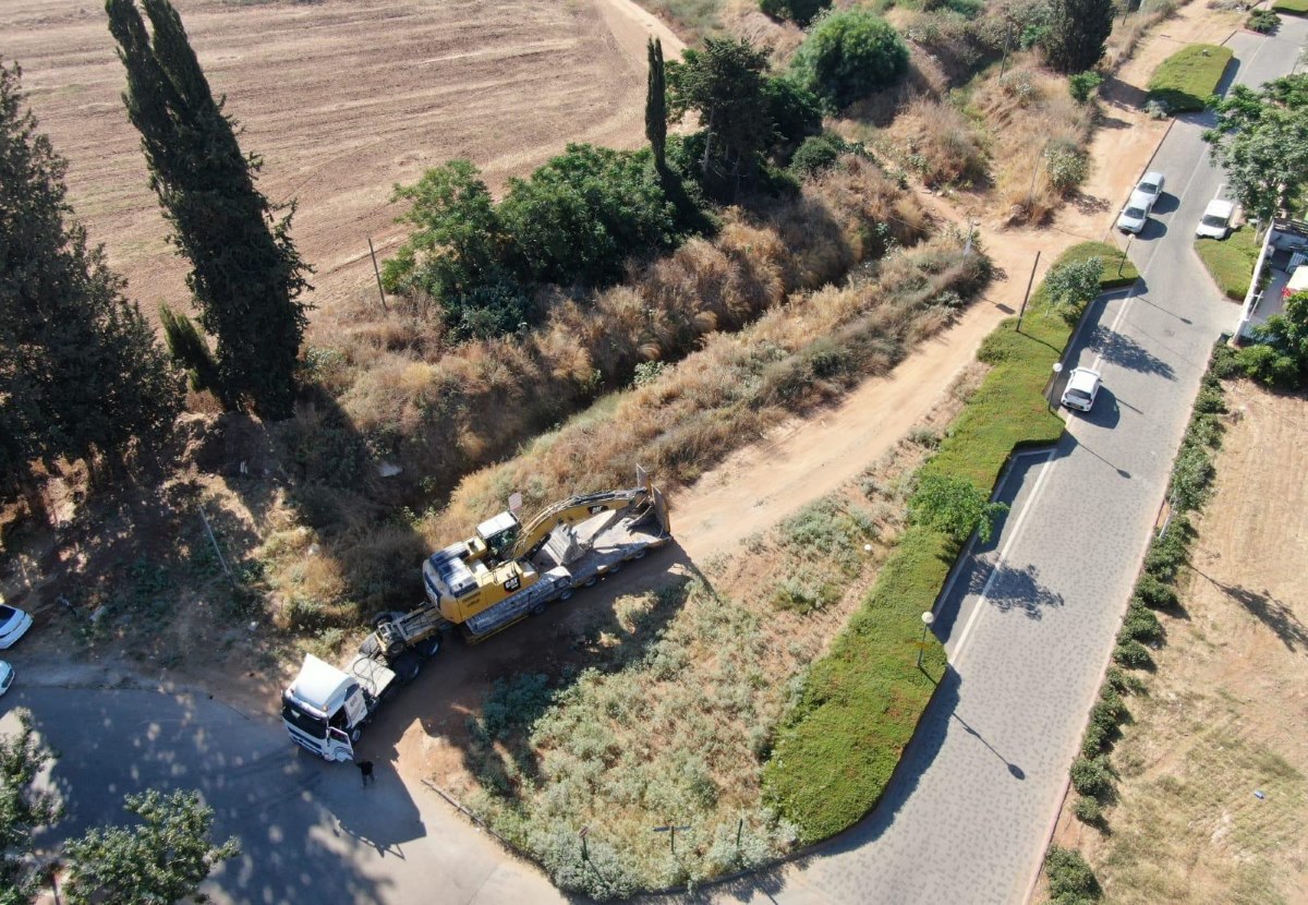 ביצוע עבודות ניקוד בשכונת קפלן בעיר