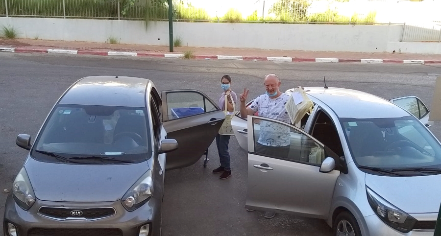 משלוחי ספרים מהספרייה בסגר הקודם