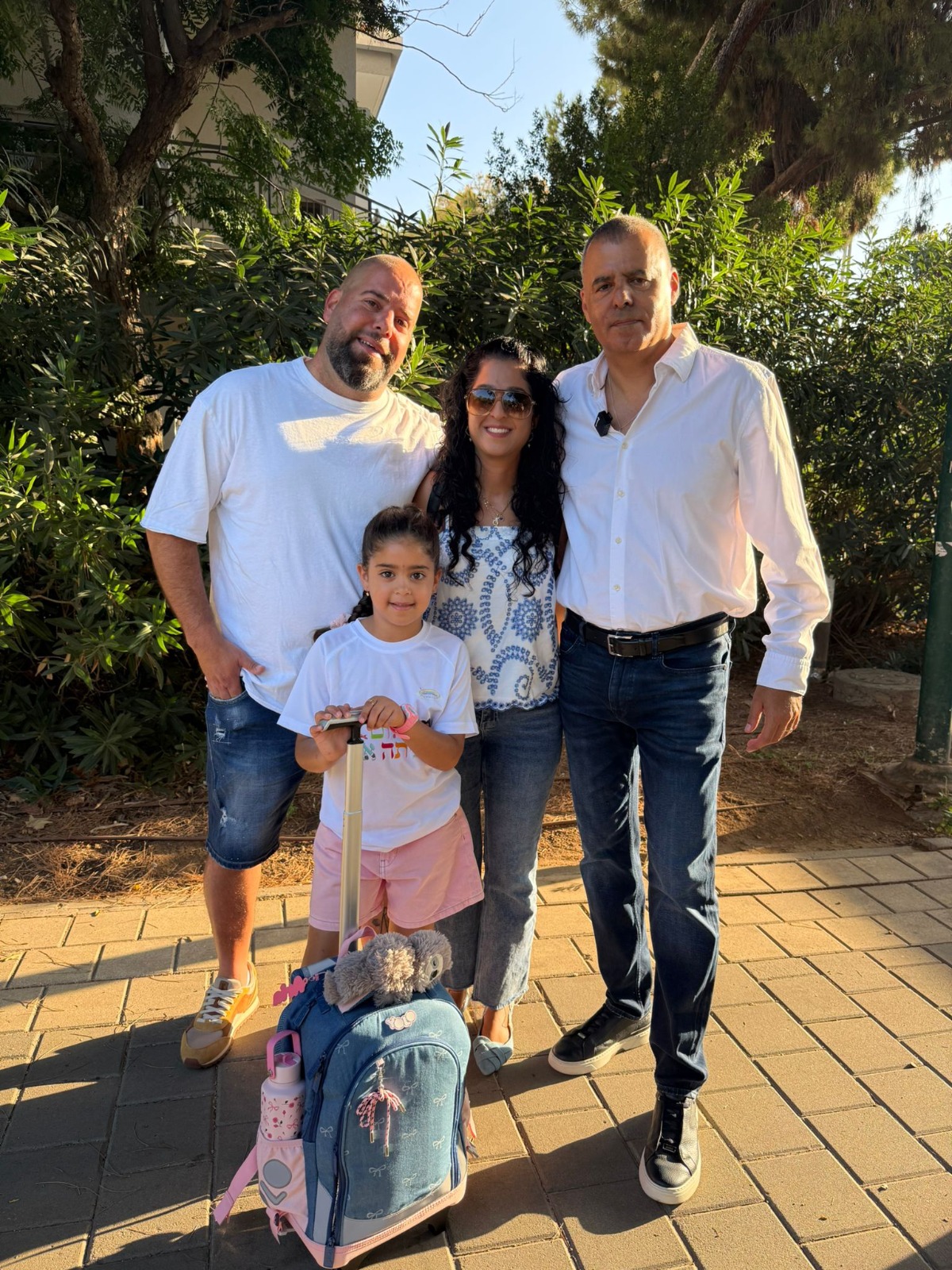 ראש העיר רפי סער בפתיחת שנת הלימודים בכפר סבא