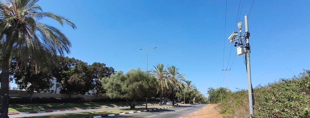 מערכות החיישנים שהוצבו בעיר