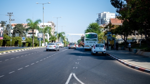 תנועה על ציר טשרניחובסקי בכפר סבא