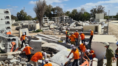 אימון יחידת החילוץ בהובלת אגף הביטחון כפר סבא