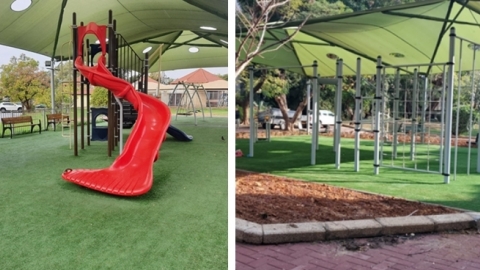 גינה ציבורית לבונה וגן גלר המחודשים בכפר סבא
