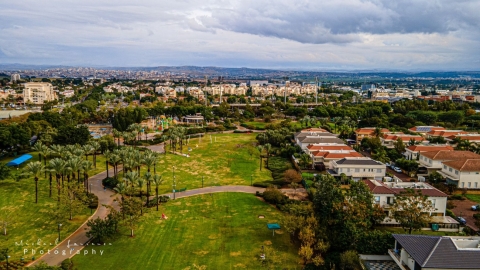 נופי העיר כפר סבא מבט מלמעלה צילום אוויר