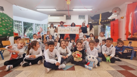 ילדי גן שיזף בכפר סבא בפעילות בנושא שנת הארנב
