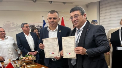 ראש העיר כפר סבא וראש העיר פאס שבמרוקו