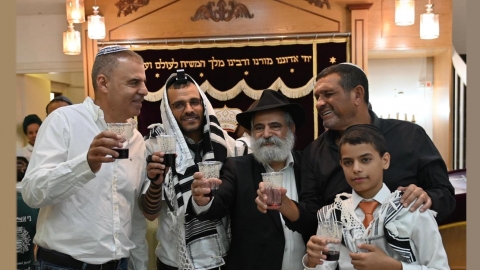 חגיגות בר המצווה של יותם בכפר סבא