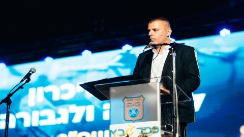 עצרת הזיכרון המרכזית לשואה ולגבורה בשנה שעברה