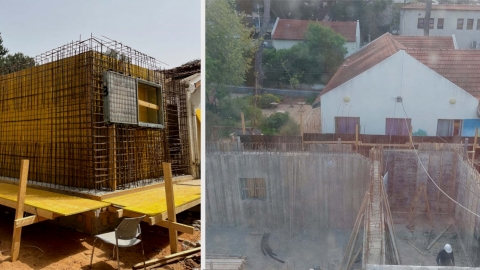 עבודות להקמת מרחבים מוגנים חדשים בבית הספר אוסישקין ובגן לילי בעיר כפר סבא