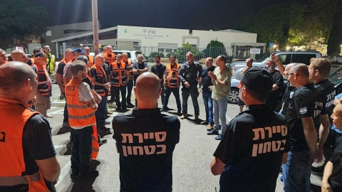 תרגיל אגף הביטחון של עיריית כפר סבא