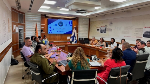 ישיבת חשיפת נתוני הגיוס לצהל של צעירי העיר כפר סבא