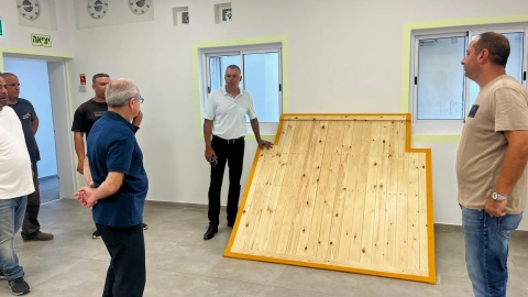 המרחב המוגן המוסדי החדש בבית הספר אוסישקין
