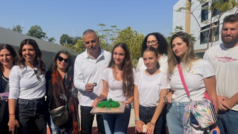 טקס חנוכת פינת הנצחה לזכרו של תומר גרינברג זכרו לברכה