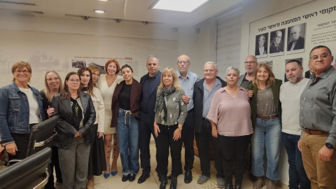 מפגש ראש העיר כפר סבא ונציגי העירייה עם המועצה הישראלית להתנדבות