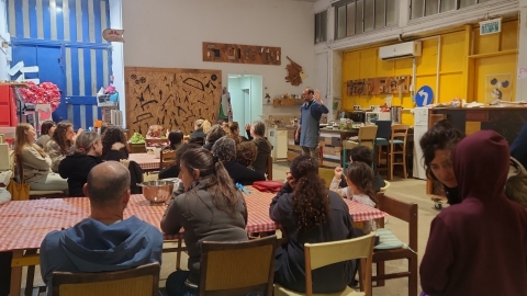 המטבח הקהילתי בכפר סבא עם בלוגר האוכל עז תלם
