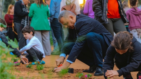 פעילות לחג טו בשבט בכפר סבא בשנה שעברה