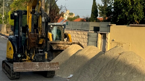 עבודות חידוש תשתיות ברחוב אבא קובנר בעיר כפר סבא