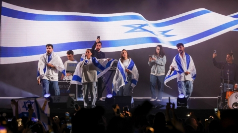 במת הנוער בחגיגות עצמאות בשנה שעברה בכפר סבא