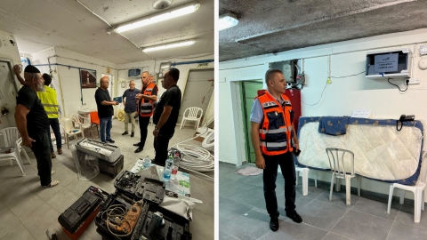 ראש העיר בסיור במקלטים ציבוריים בעיר