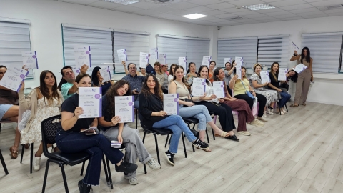 מפגש נשות מקצוע מתחום הטיפוח והיופי במסגרת מיזם שומרת אחותי 