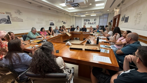 מפגש הנהגת ההורים וראש העיר כפר סבא