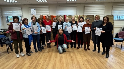 סיום קורס הכשרה ל-22 מתנדבות ומתנדבים חדשים בקהילה בכפר סבא