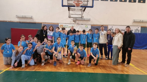 הנבחרות הזוכות באליפות בתי הספר היסודיים בכדורסל בכפר סבא