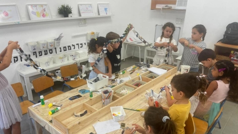 פעילות להורים וילדים בגני ילדים בעיר