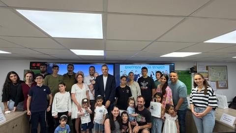 ראש העיר במפגש עם משרתי מילואים ובני משפחותיהם